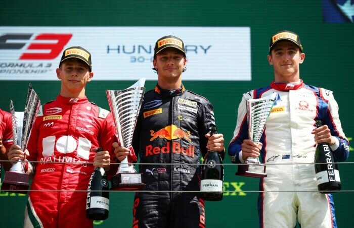 Dennis Hauger / Athur Leclerc / Jack Doohan / Formule 3 / Hongarije / 2021