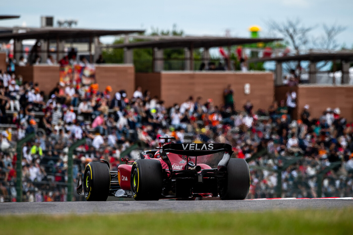 Charles Leclerc zaterdag Japan 2022