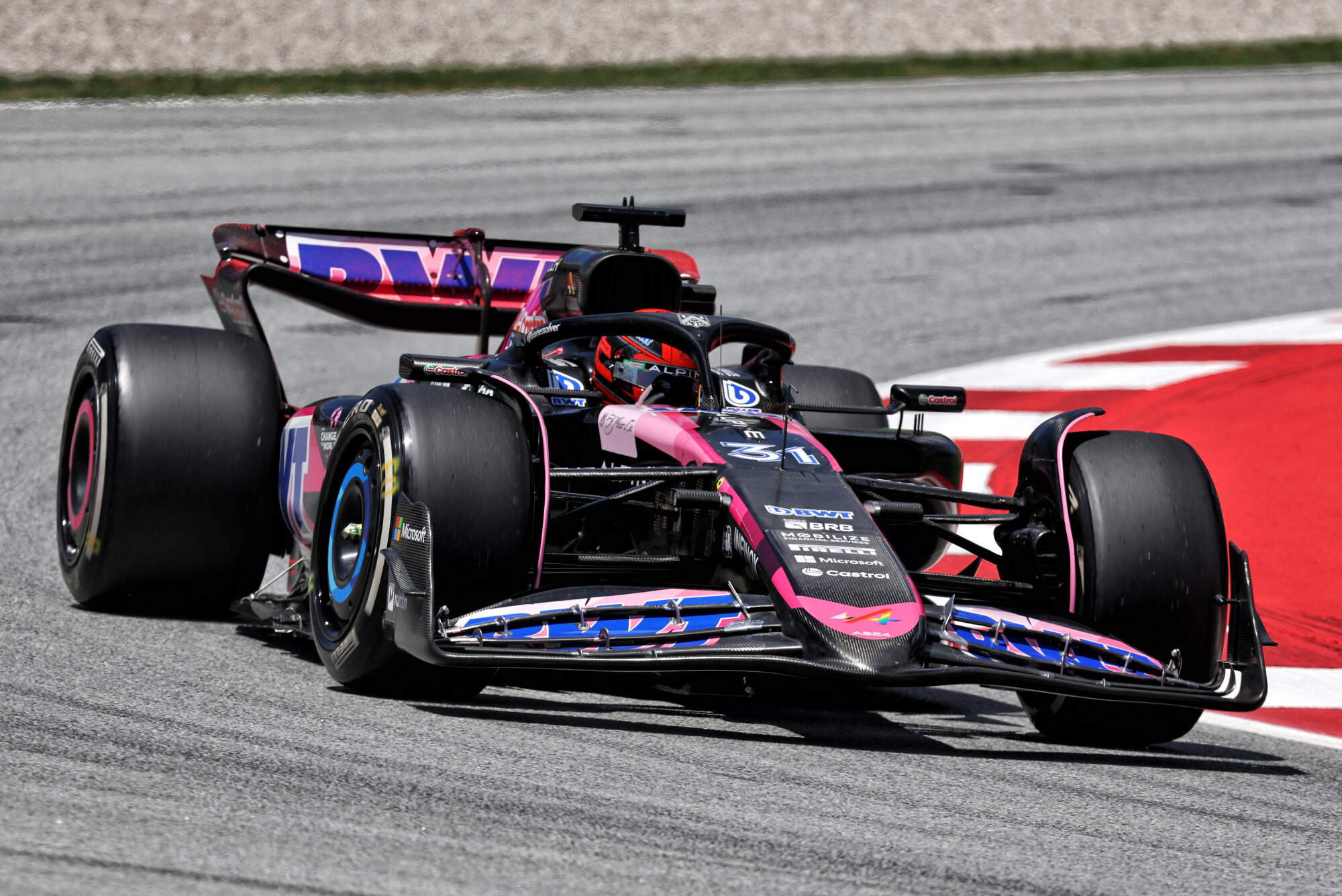 Esteban Ocon Barcelona Alpine 2024