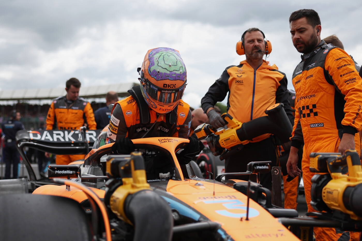 Daniel Ricciardo op silverstone