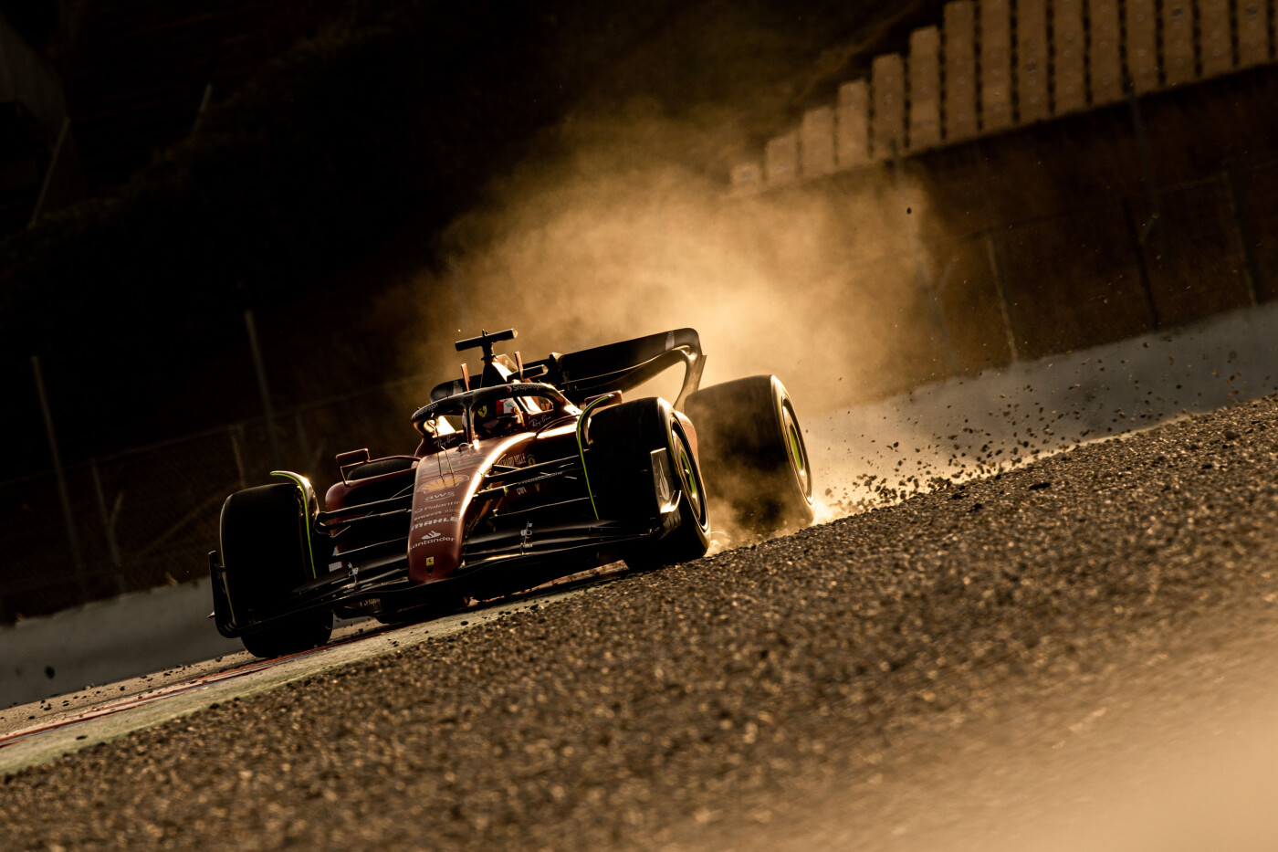 Carlos Sainz in actie