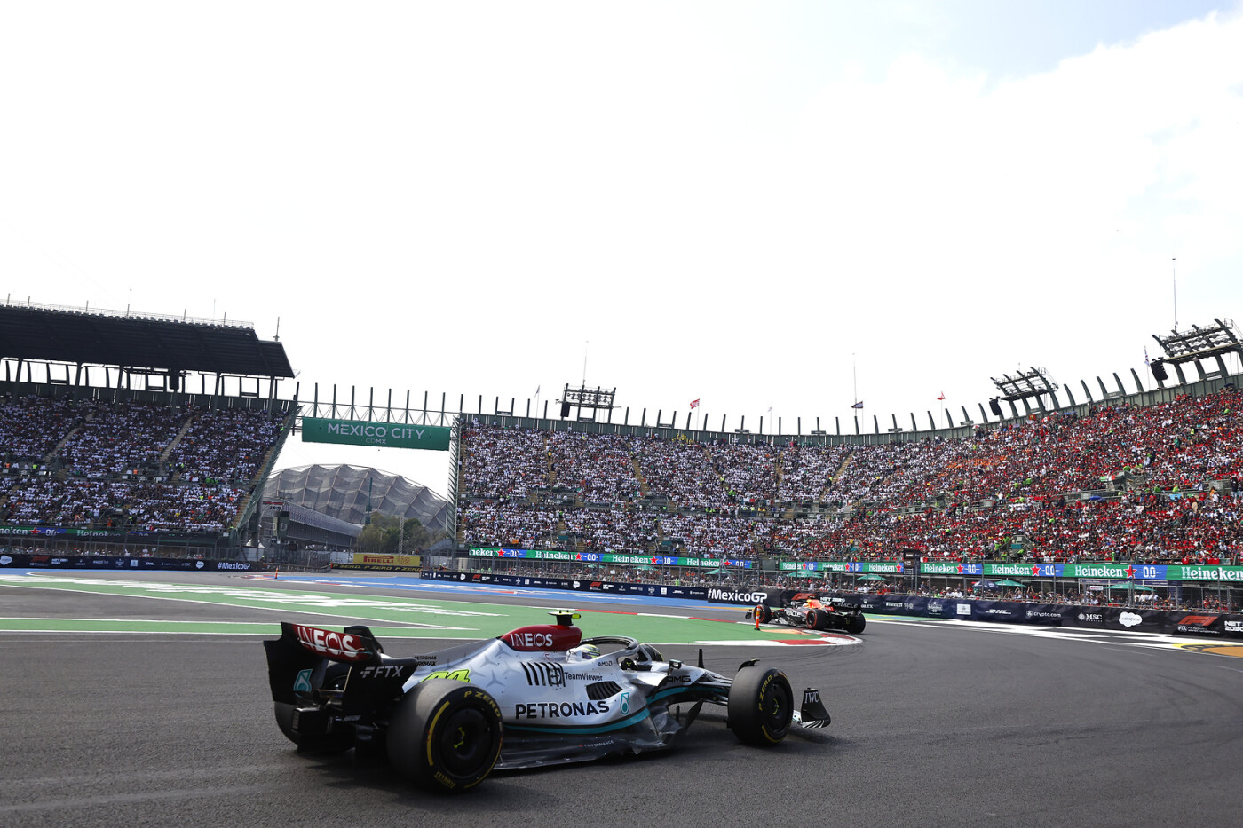 Lewis Hamilton zondag Mexico 2022
