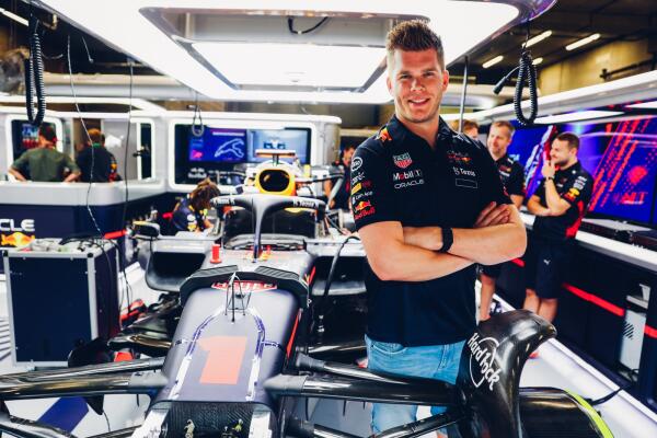 Rudy van Buren Red Bull simulator