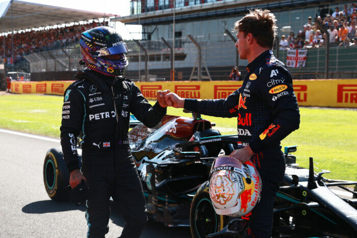 Lewis Hamilton / Max Verstappen / Silverstone / Groot-BrittanniÃ« / 2021