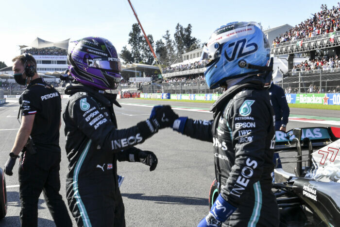 Lewis Hamilton / Valtteri Bottas / Mexico / 2021 / Mercedes