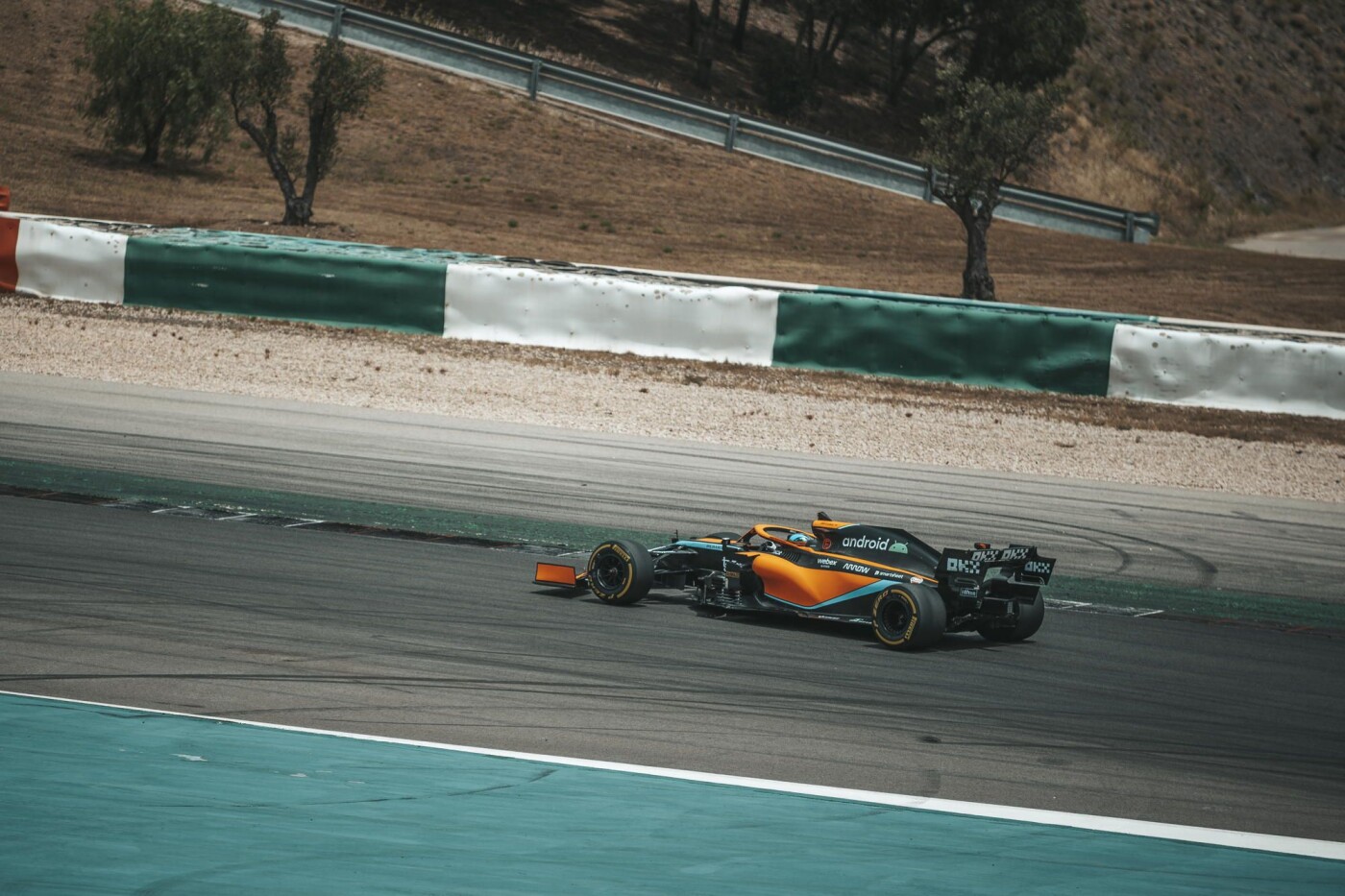 Colton Herta Portimao test McLaren