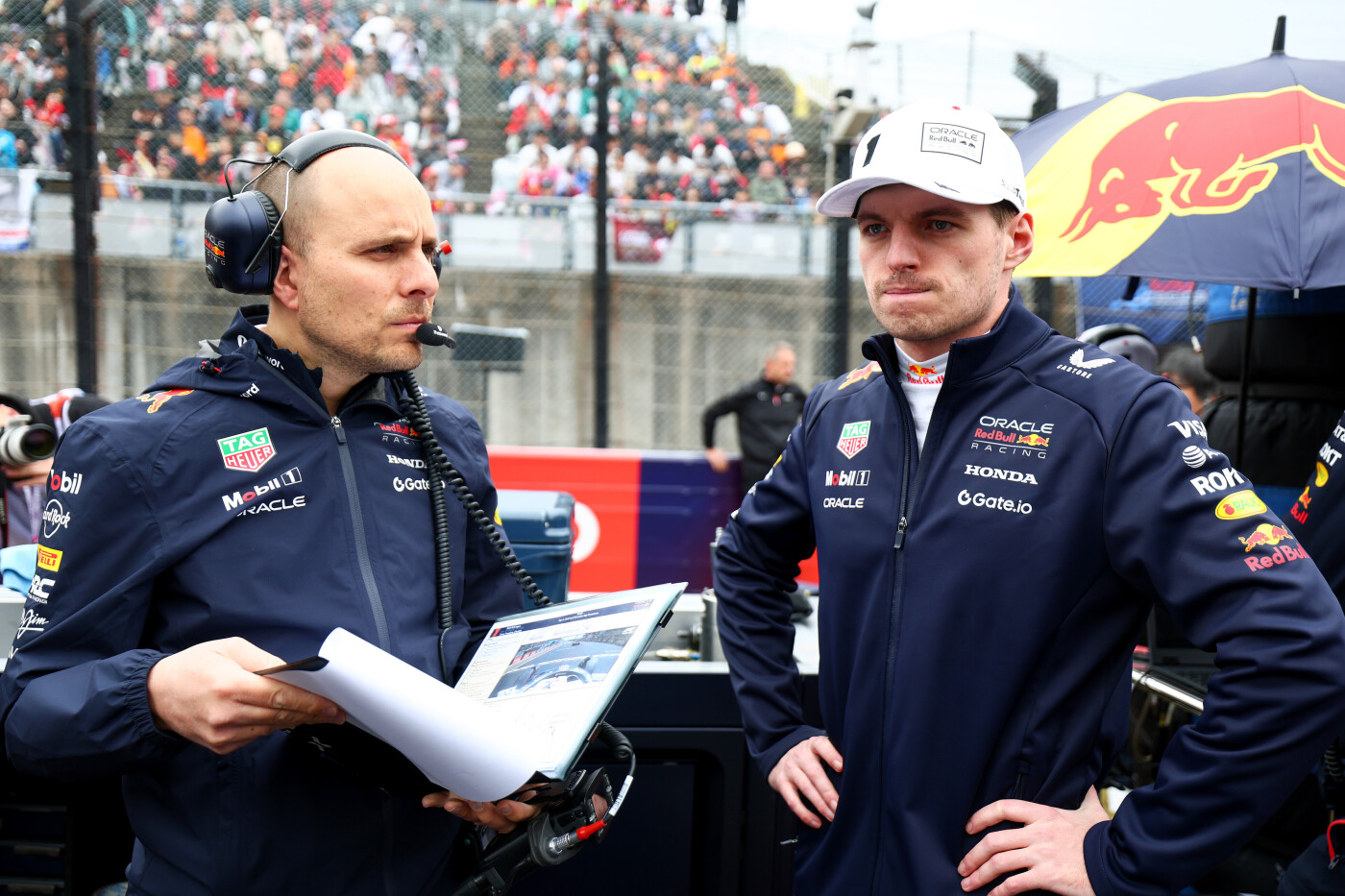 Max Verstappen Gianpiero Lambiase zondag Suzuka Japan 2025