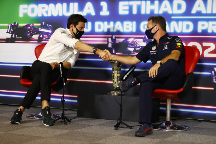 Christian Horner / Red Bull Racing / Toto Wolff/ Mercedes / 2021