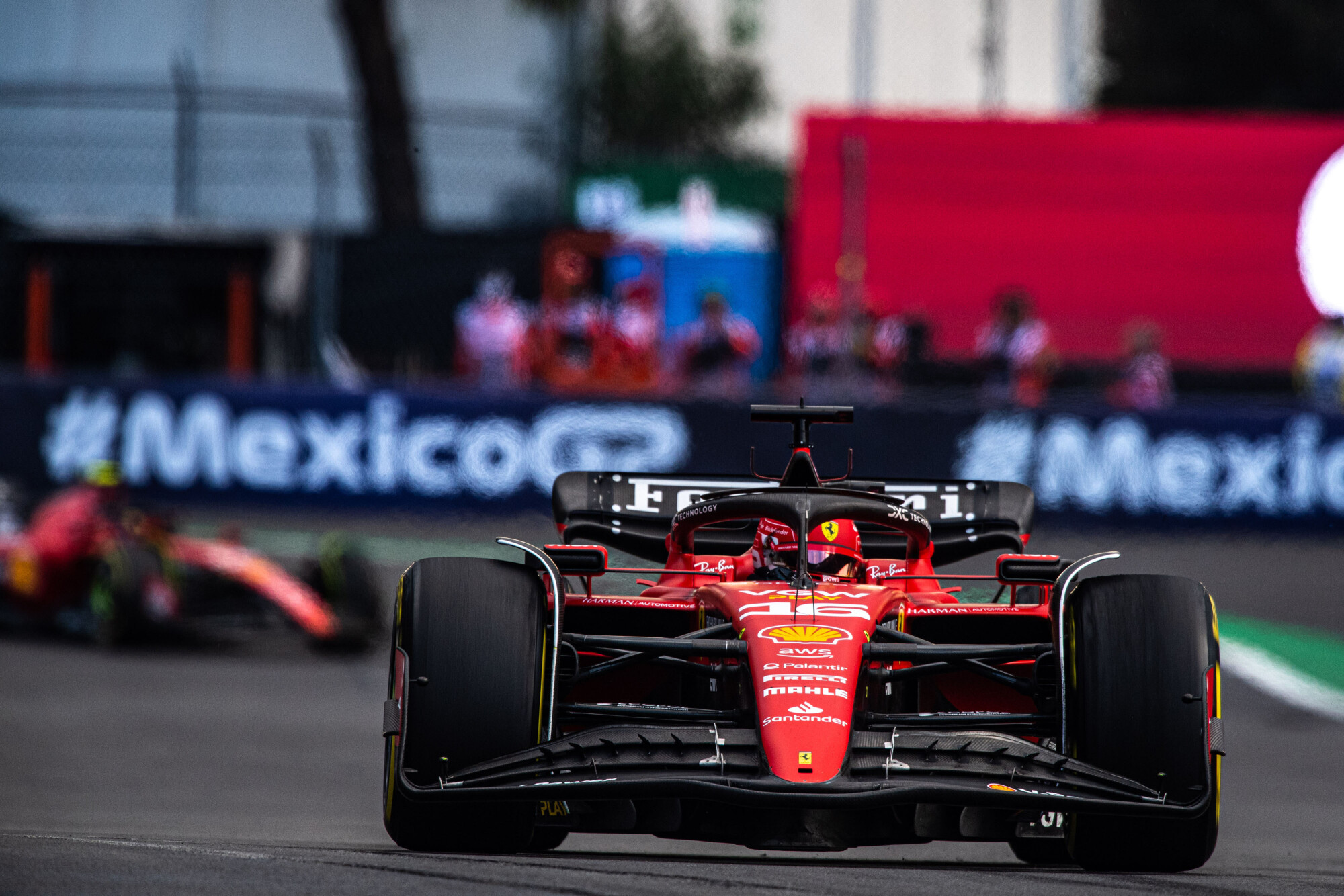 Charles Leclerc auto vrijdag Mexico 2023