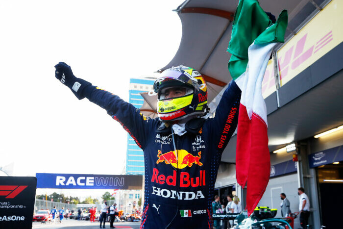 Sergio Perez / Red Bull Racing / Bakoe / Azerbeidzjan / 2021