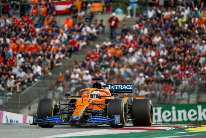 Daniel Ricciardo / McLaren / Spielberg / Oostenrijk / 2021