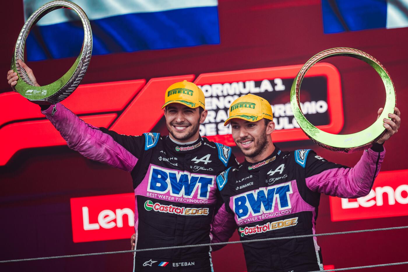 Esteban Ocon Pierre Gasly 2024 Brazilie