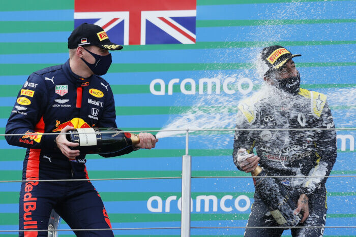 Max Verstappen / Daniel Ricciardo / Eifel / Duitsland / 2020