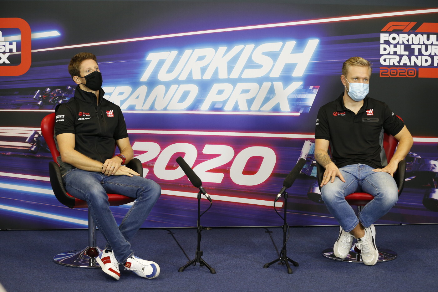 Magnussen Grosjean 2020