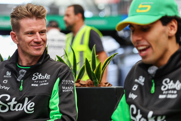 Nico Hülkenberg Gabriel Bortoleto donderdag Sao Paulo Brazilië 2025