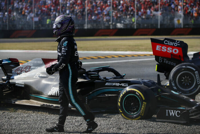 Lewis Hamilton / Max Verstappen / Grand Prix van ItaliÃ« / 2021 / Monza