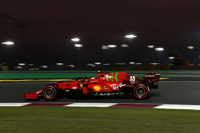 Carlos Sainz / Ferrari / Grand Prix van Qatar / 2021