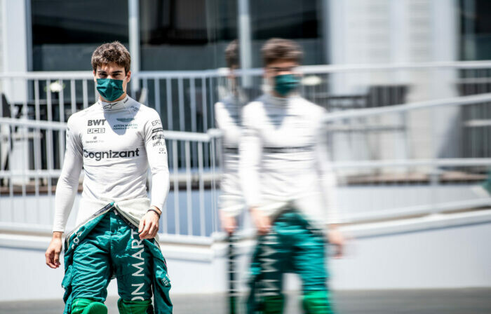 Lance Stroll / Aston Martin / Bakoe / Azerbeidzjan / 2021