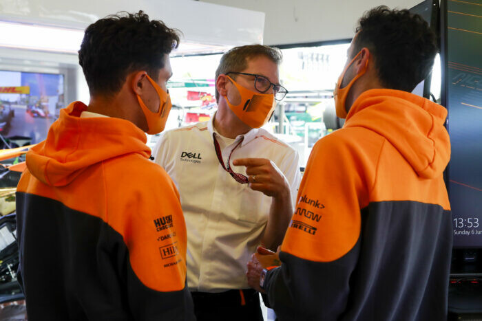 Daniel Ricciardo / McLaren / 2021 / Andreas Seidl / Lando Norris