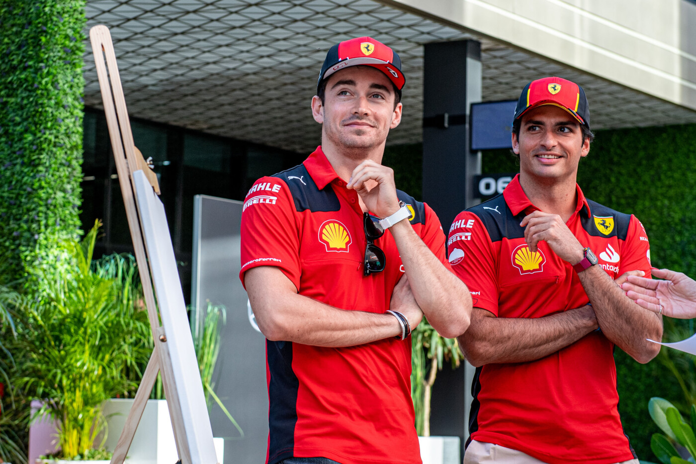 Sainz en Leclerc Jeddah 2023