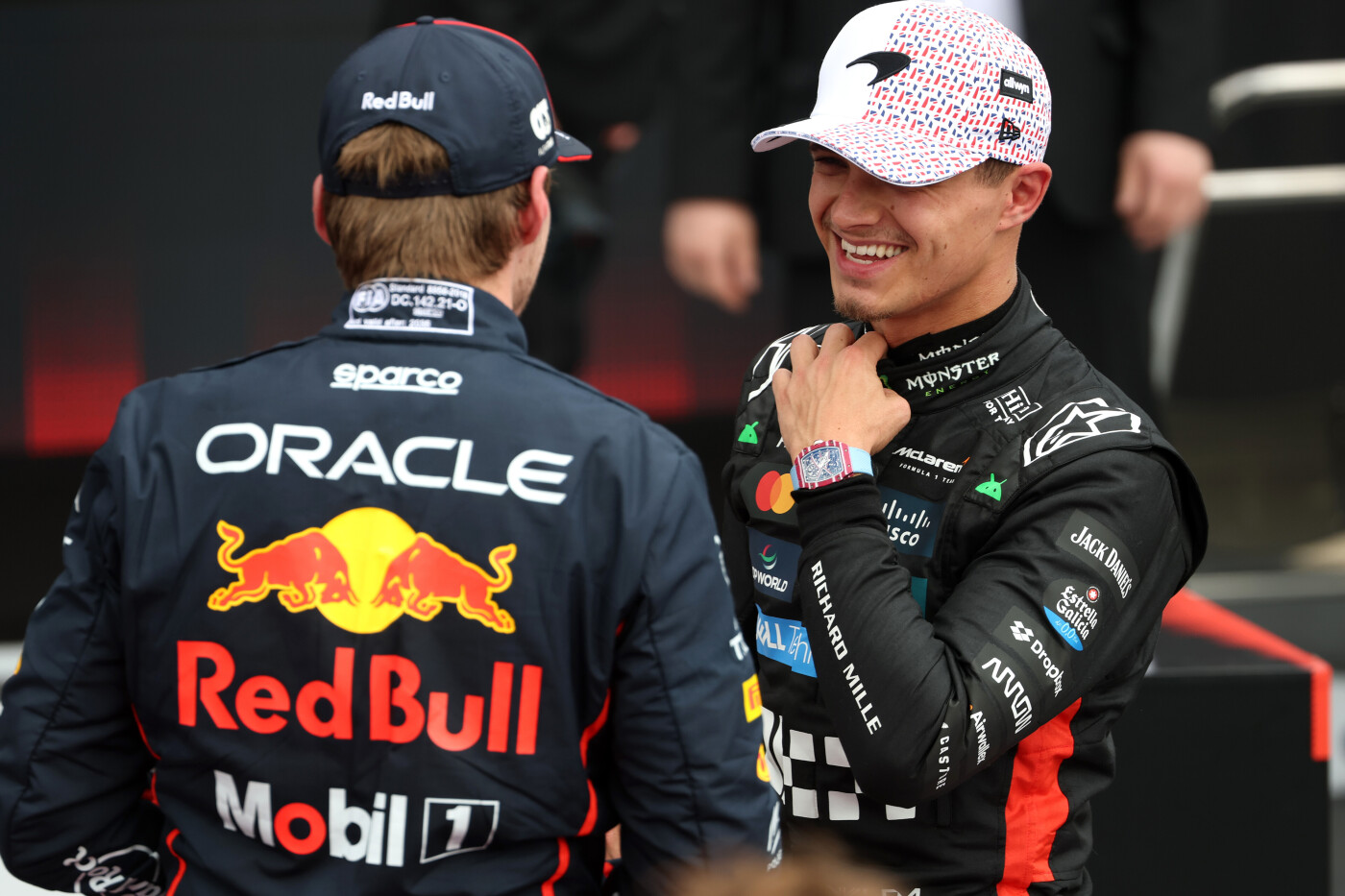 Lando Norris en Max Verstappen - Kwalificatie GP Groot-Brittannië 2025