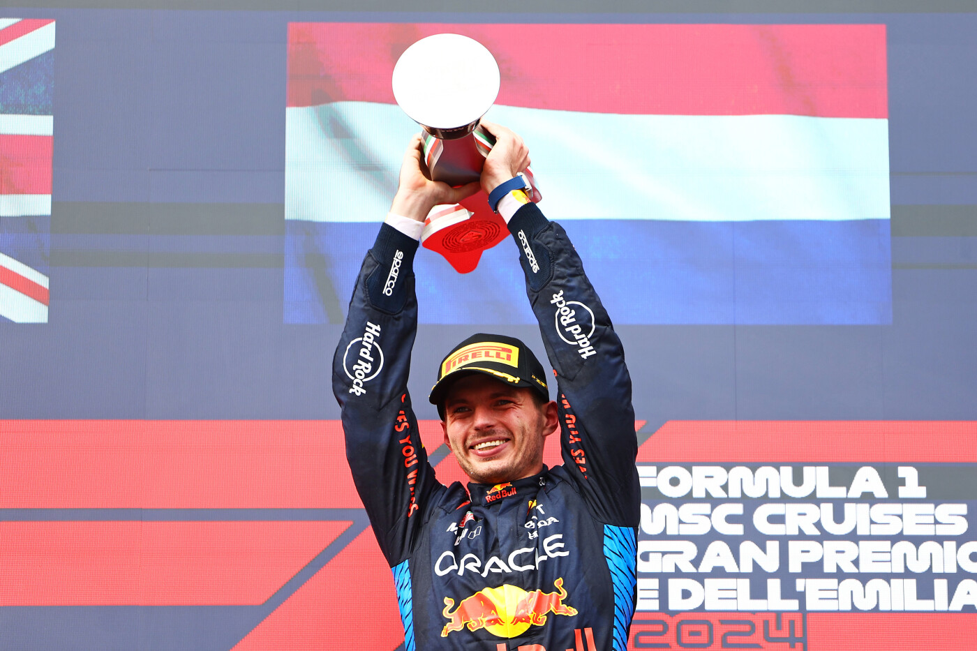 Overwinning Verstappen Imola 2024