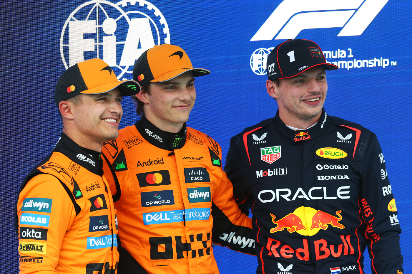 Lando Norris Oscar Piastri Max Verstappen kwalificatie Barcelona Spanje 2025