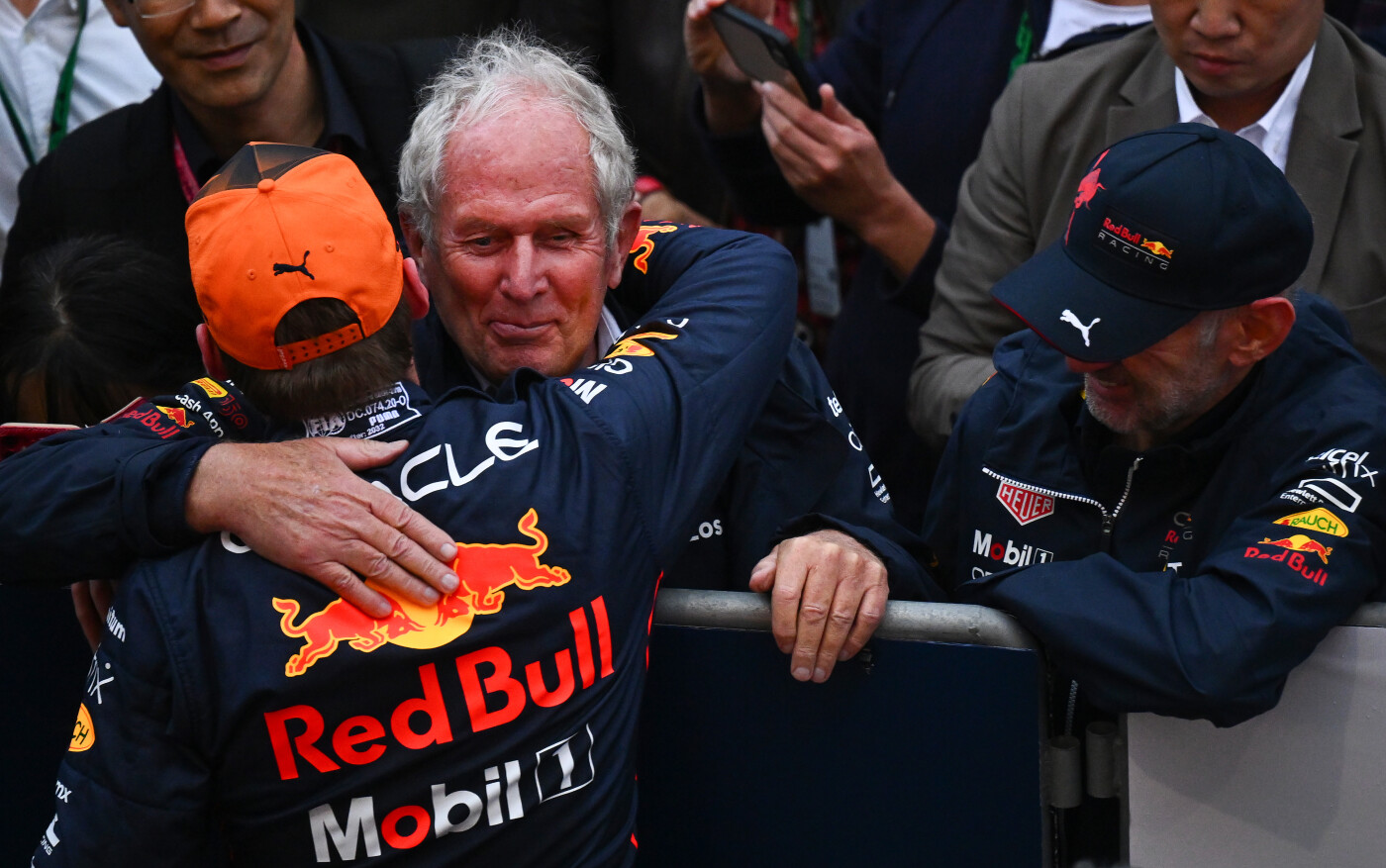 Verstappen en Marko Japan 2022