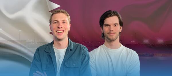 Banner Koen & Max Qatar