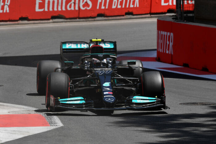 Bakoe / Azerbeidzjan / Bottas / Mercedes / 2021