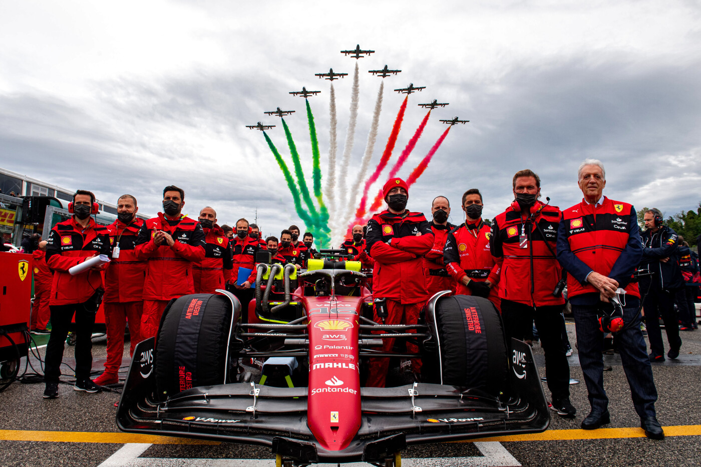 Ferrari Imola GP zondag grid