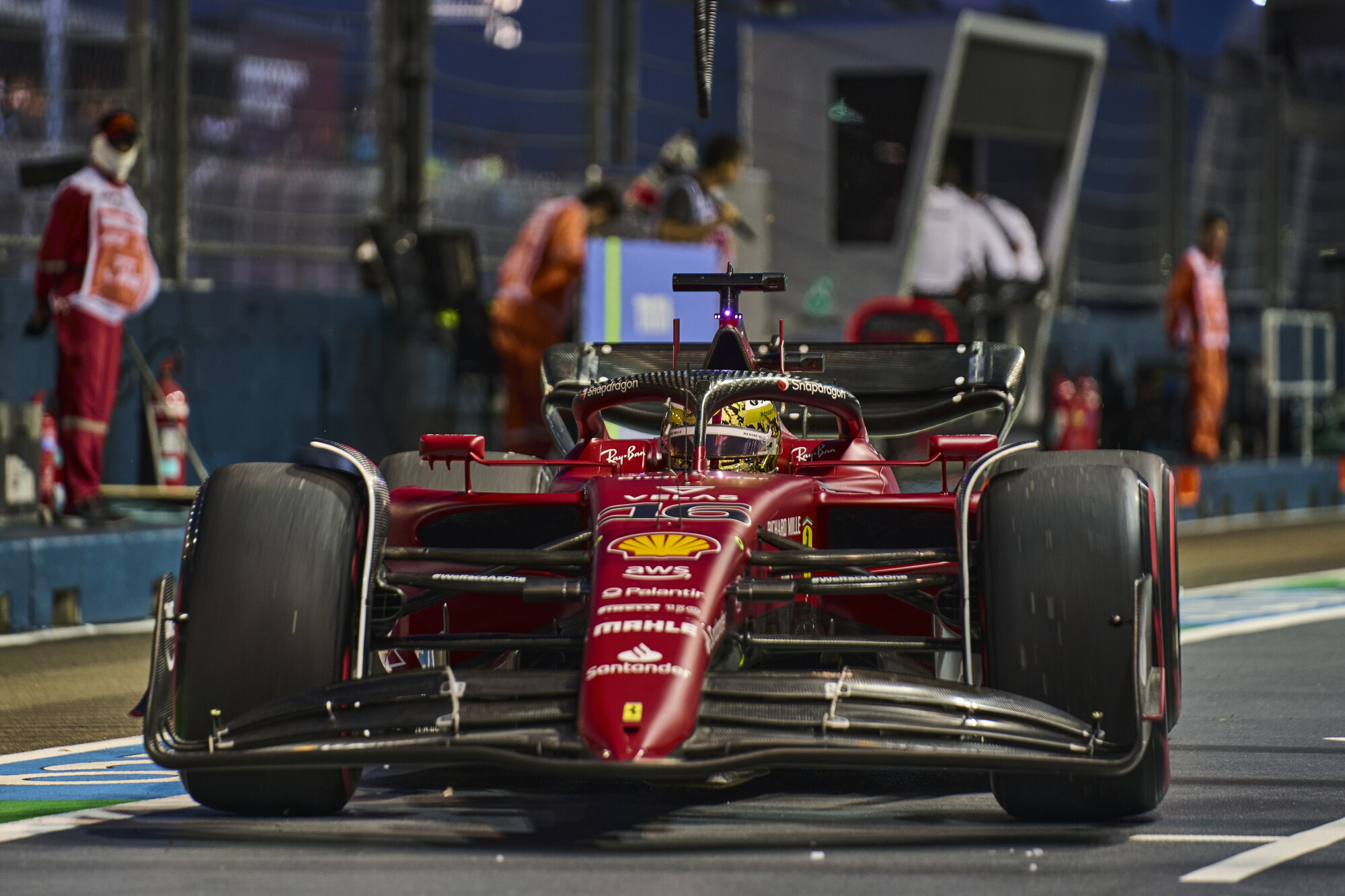 Ferrari Leclerc Singapore vrijdag