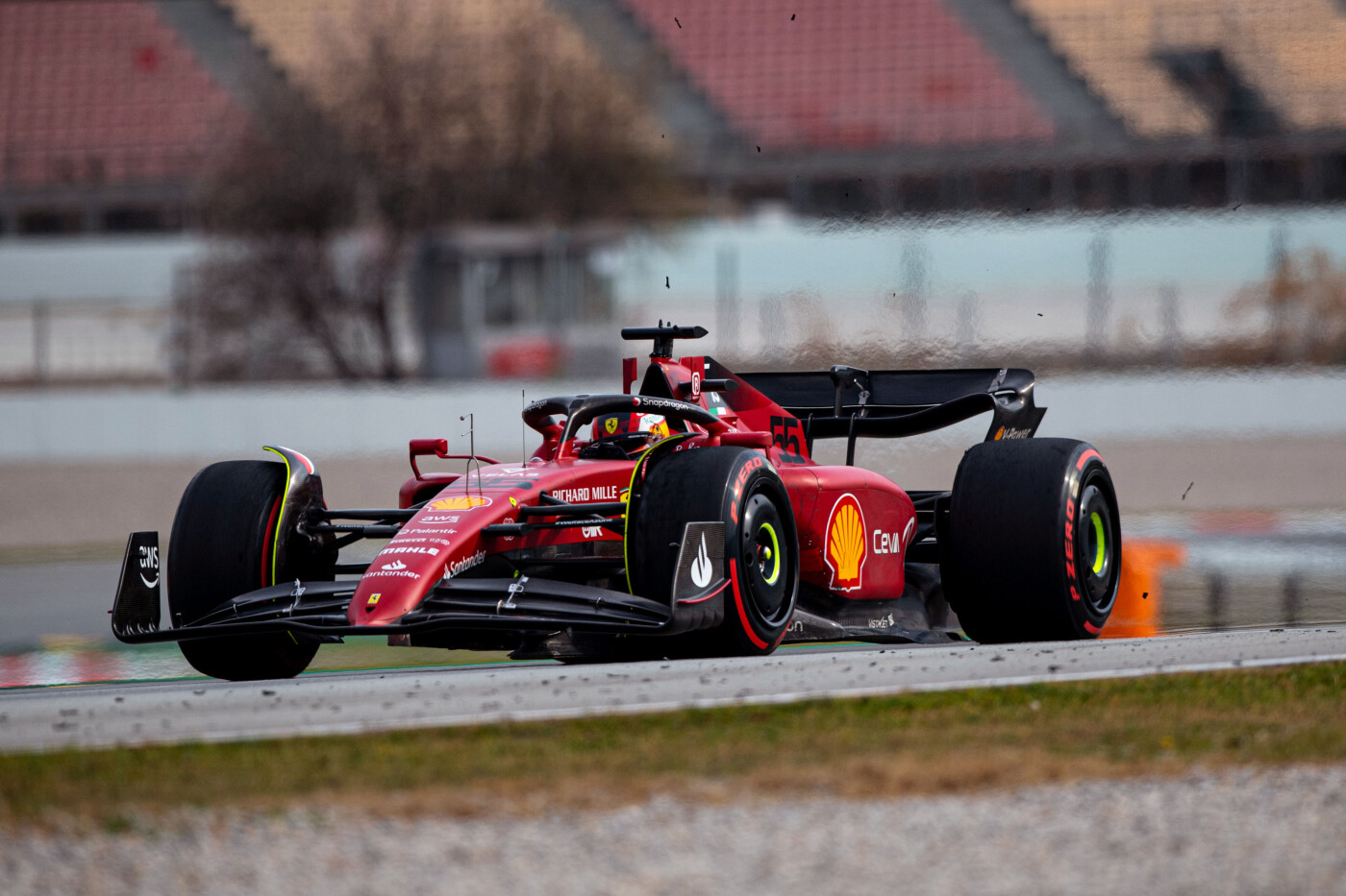 Ferrari Sainz wintertest