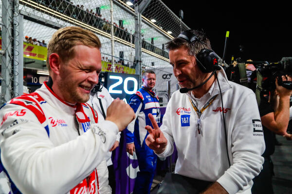 Kevin Magnussen op de grid in Saoedi-Arabië 2022