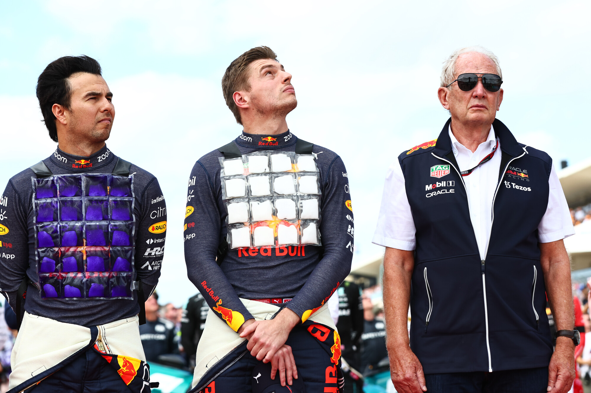 Marko, Verstappen en Pérez GP Amerika