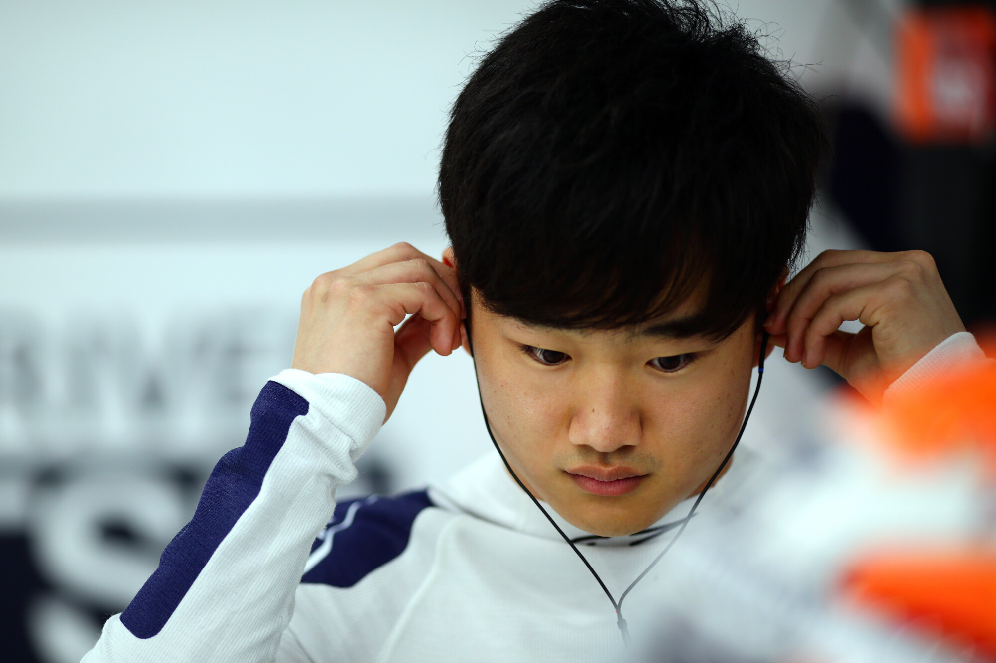 Yuki Tsunoda voor de Grand Prix Saoedi-Arabië 2022