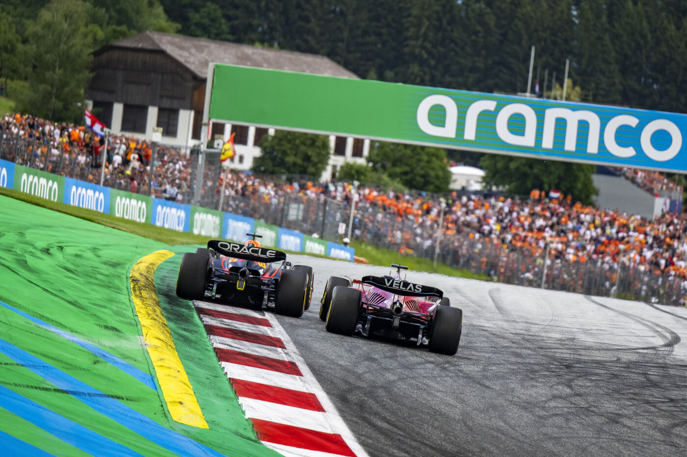 Verstappen Leclerc Oostenrijk