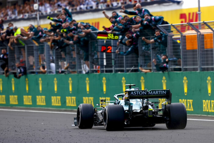 Sebastian Vettel / Aston Martin F1 / Grand Prix Hongarije