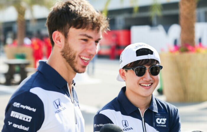 Yuki Tsunoda / Pierre Gasly / AlphaTauri / Grand Prix van Qatar / 2021