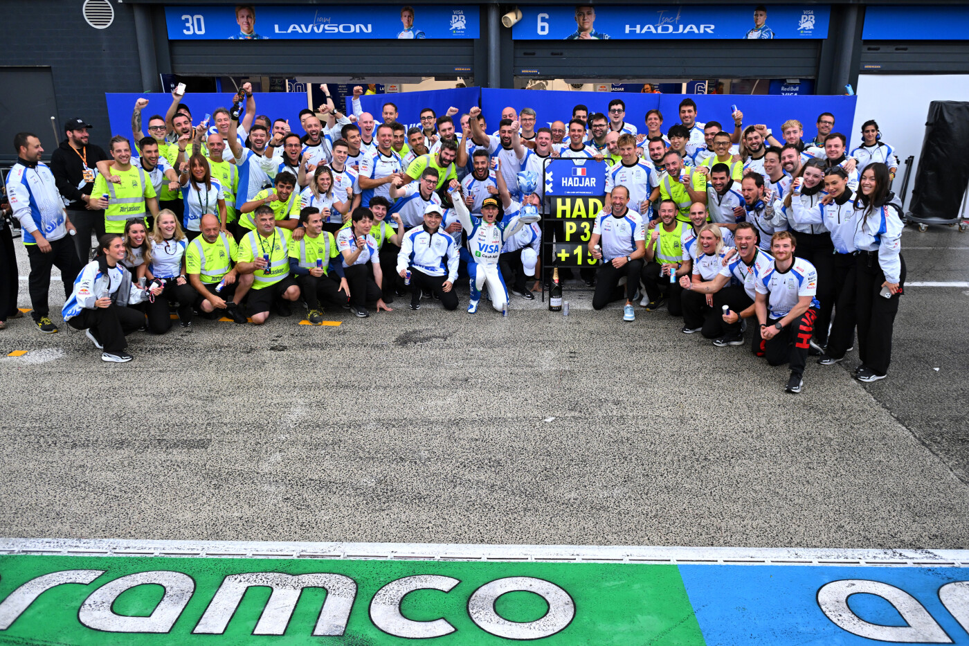 Feestviering bij Racing Bulls - F1 Grand Prix van Nederland 2025