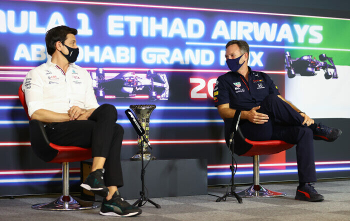 Toto Wolff / Christian Horner / Abu Dhabi / 2021