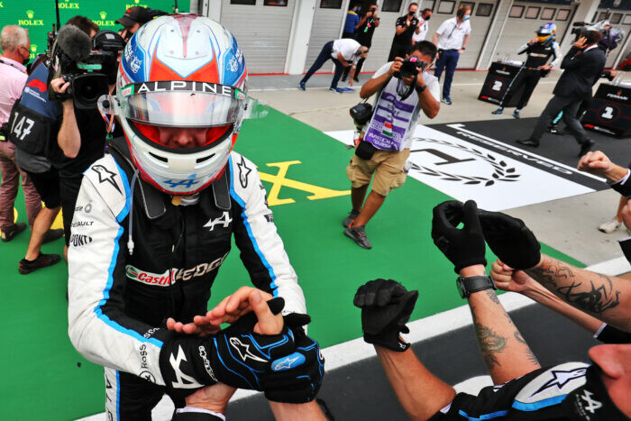 Esteban Ocon / Alpine / Hongarije / Budapest /2021