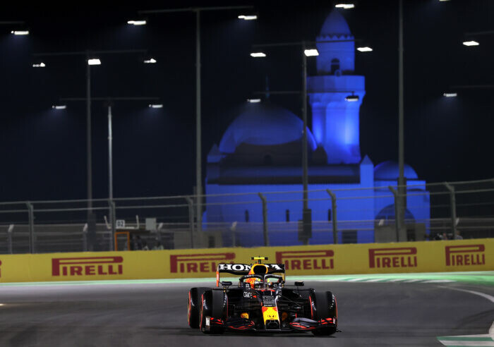Sergio Perez / Red Bull Racing / Grand Prix van Saudi-ArabiÃ« / Jeddah / 2021