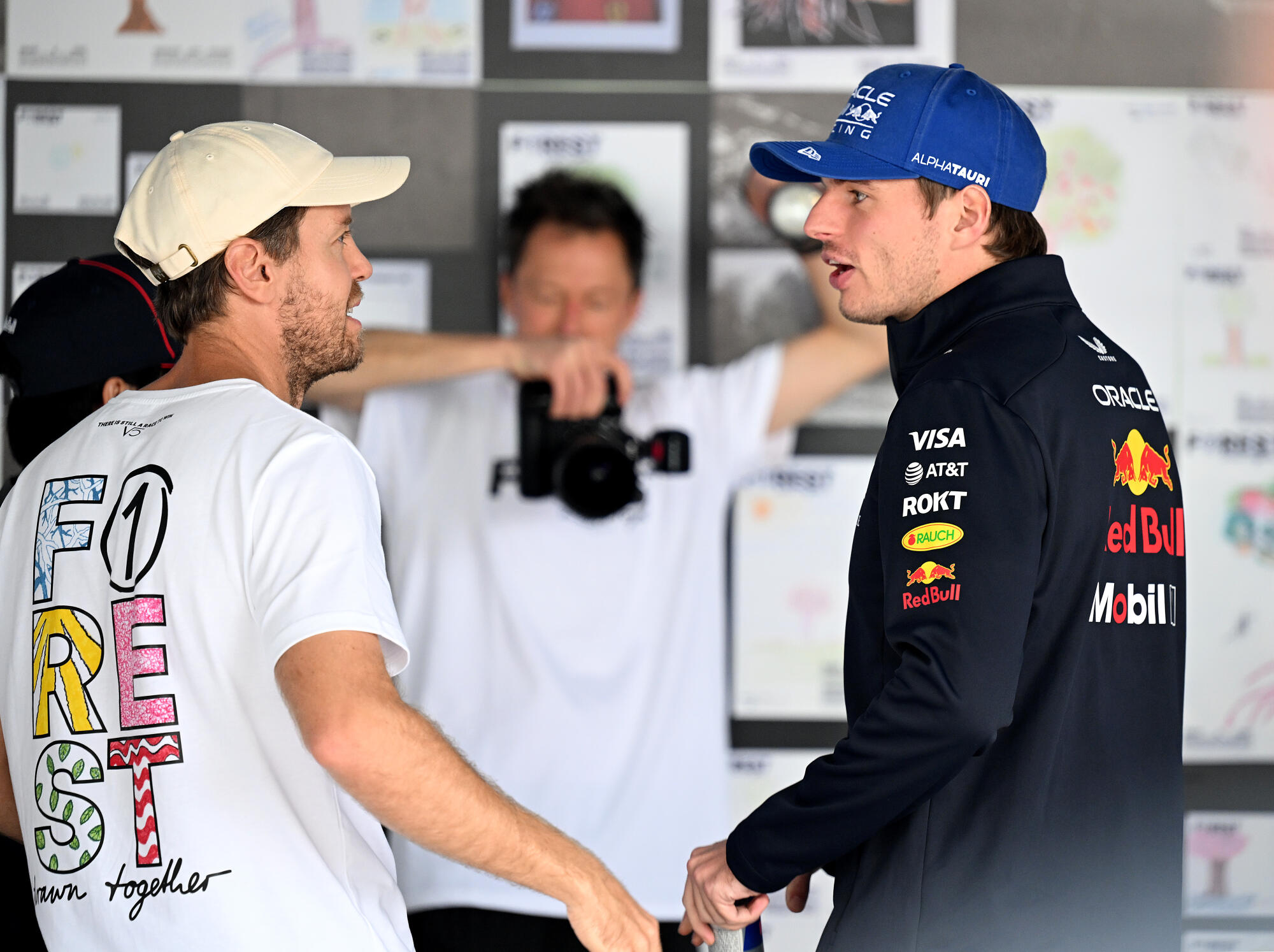 Sebastian Vettel Max Verstappen Sao Paulo Brazilië 2025
