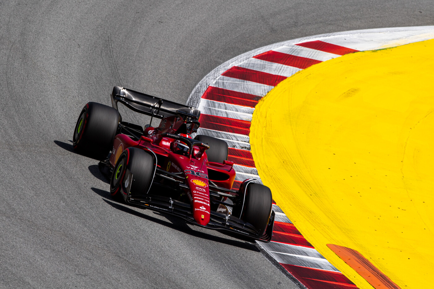 Leclerc Spanje 2022 race