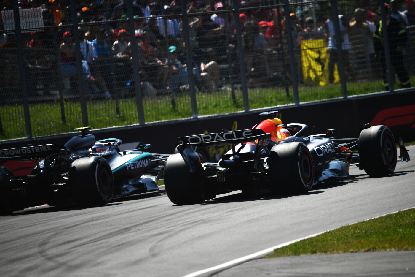 Max Verstappen en Kimi Antonelli (2) - GP Canada 2025