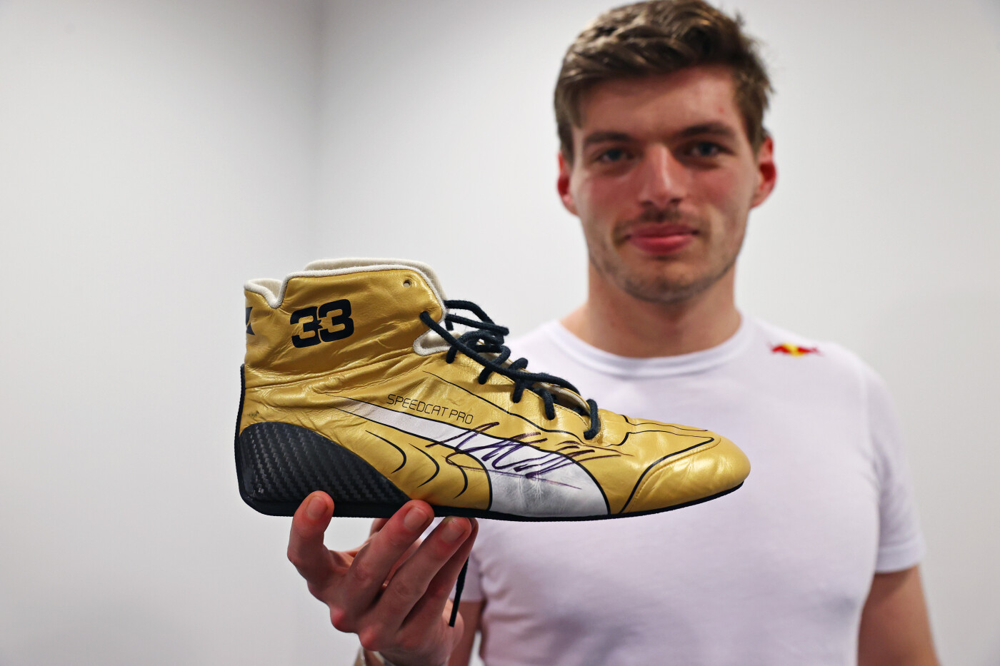 Max Verstappen - Schoen Goud