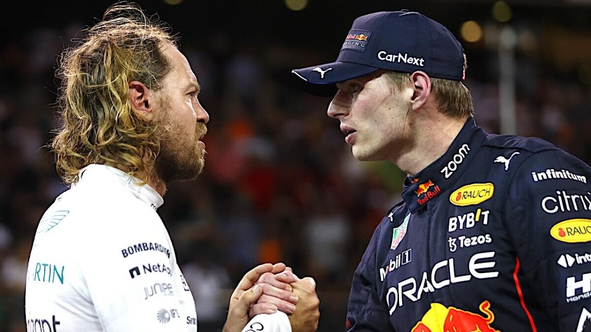 Max Verstappen Sebastian Vettel 2022