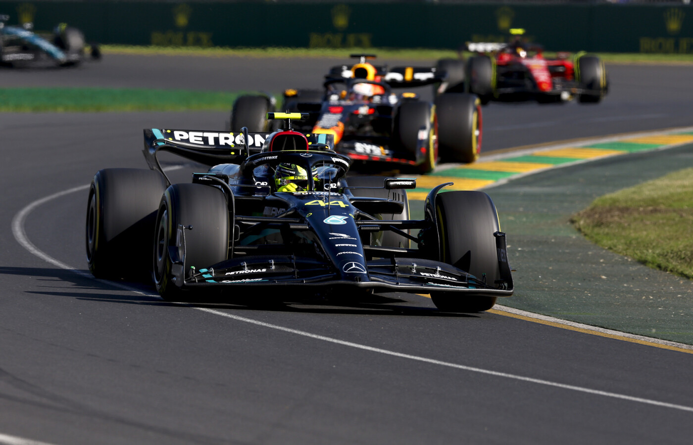 Lewis Hamilton auto zondag Australië 2023