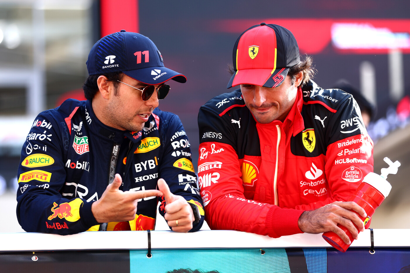 Sainz en Perez